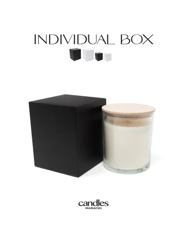Vela aromática en caja individual negra