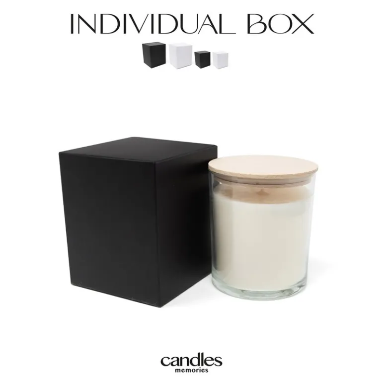 Vela aromática en caja individual negra