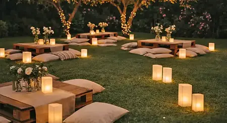 Ambiente con velas personalizadas CandlesMemories