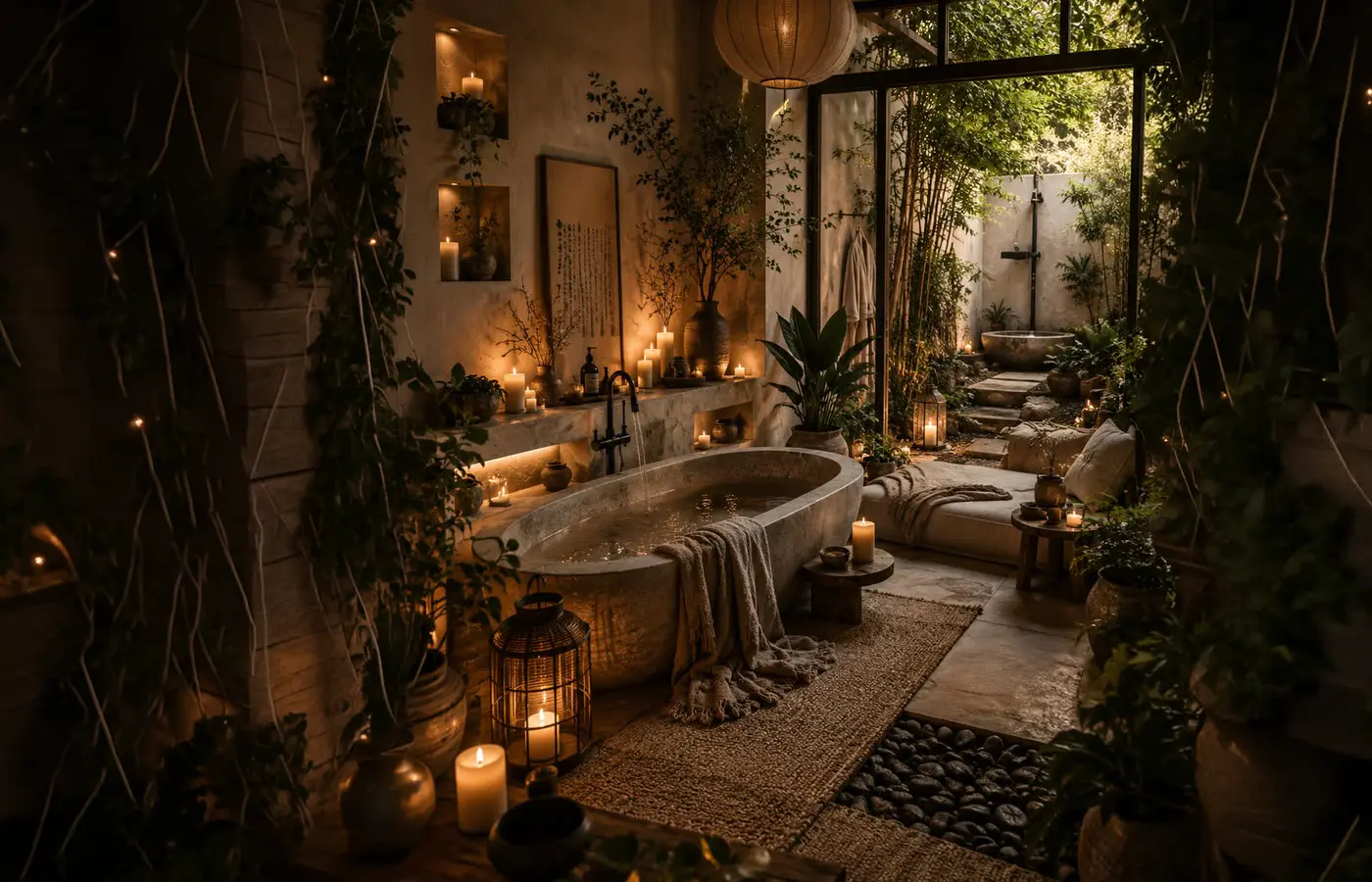 Détail personnalisé avec bougies pour hébergement rural - CandlesMemories